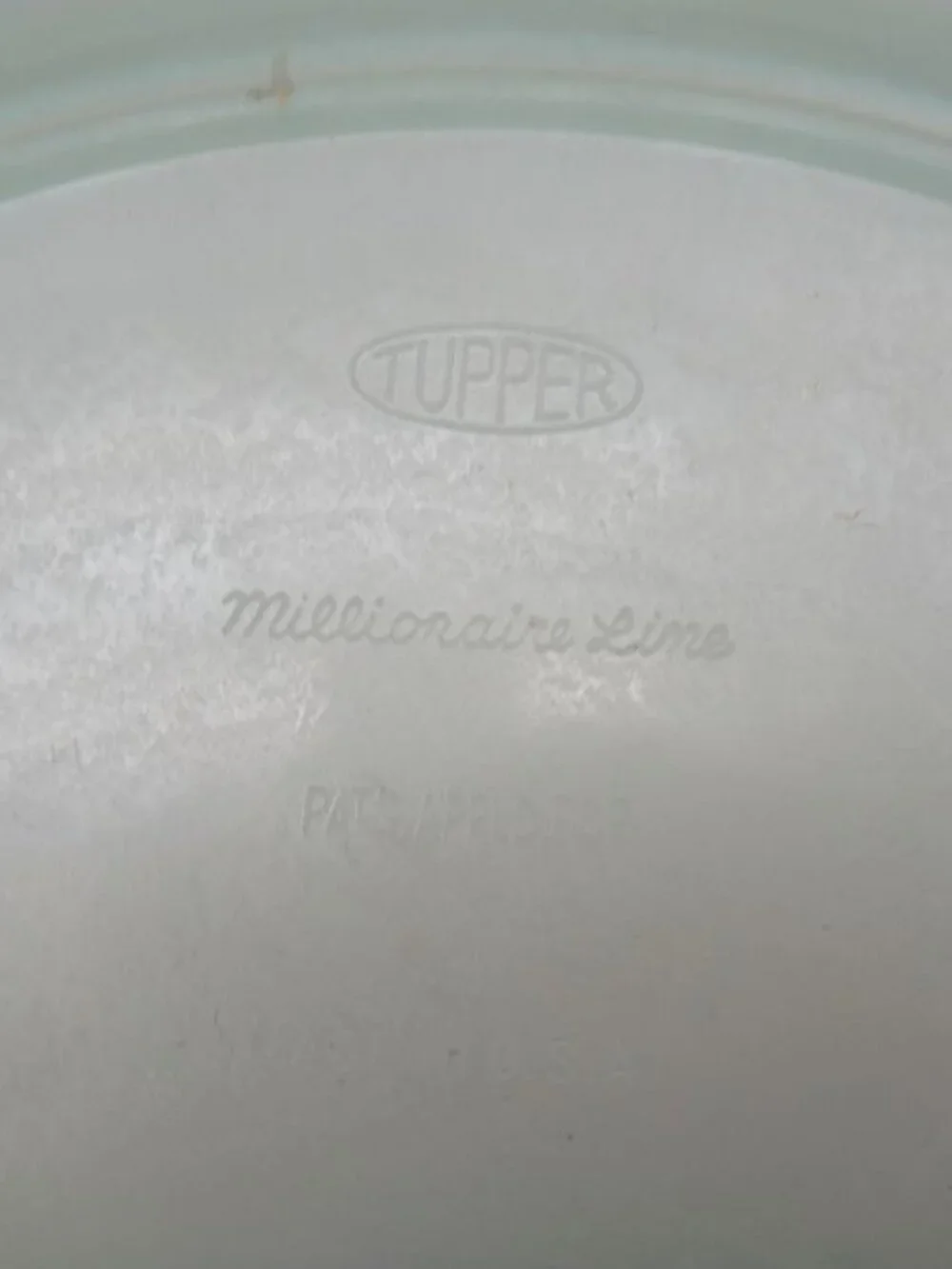 Vintage TUPPERWARE PASTEL Dinner Plates Millionaire Line, Set of 9, Made In USA